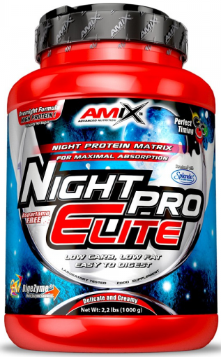 Tejsavófehérje por Amix Night PRO Elite 1kg