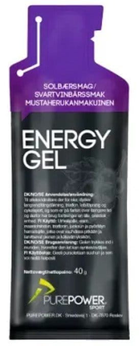 Pure Power Energy Gel Blackcurrants 40 g Energia gélek