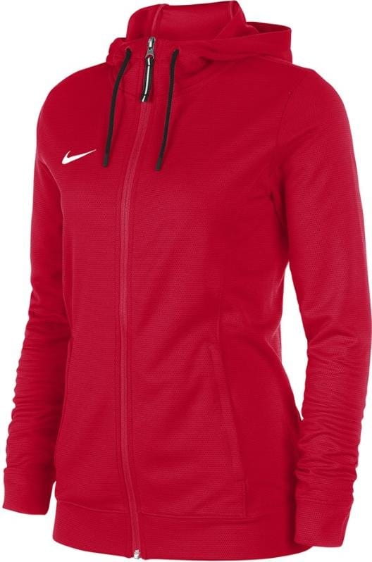 Nike WOMEN S TEAM BASKETBALL HOODIE FULL ZIP -UNI RED Kapucnis melegítő felsők
