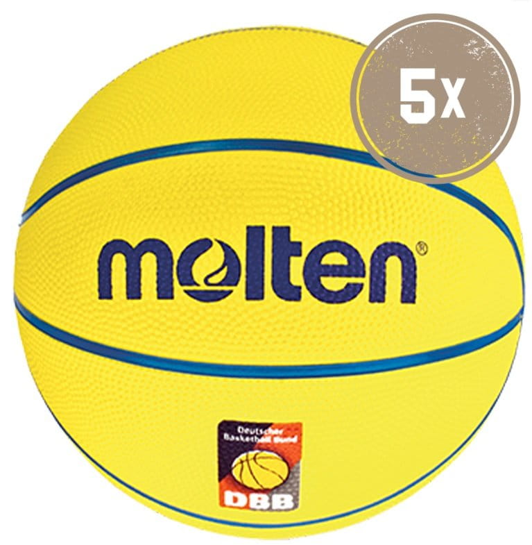 Molten SB4-DBB Basketball Größe 4 - 5er Ballpaket Labda